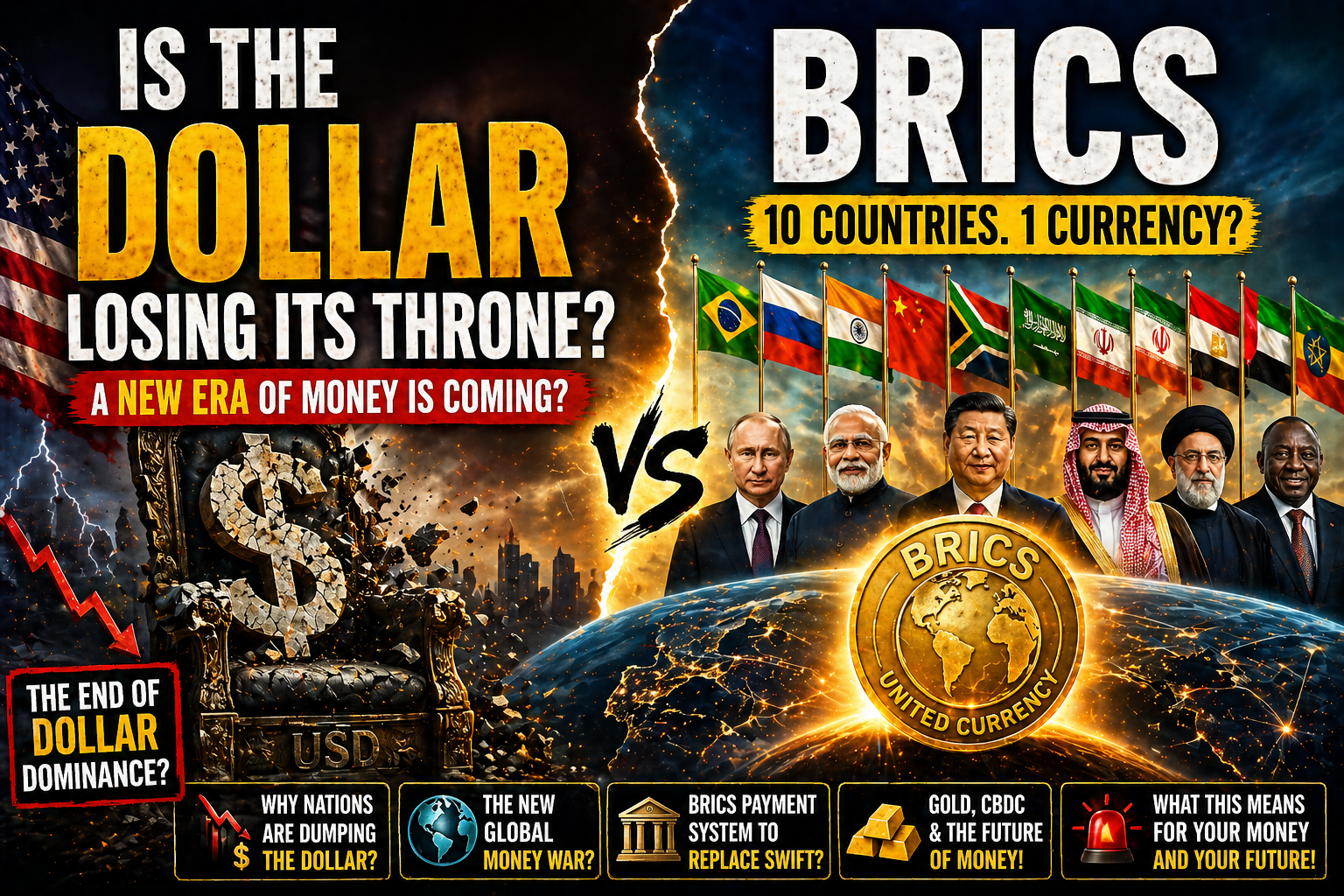 Are 10 Countries Moving to a Single Currency? Is BRICS Building a System Like the Euro?