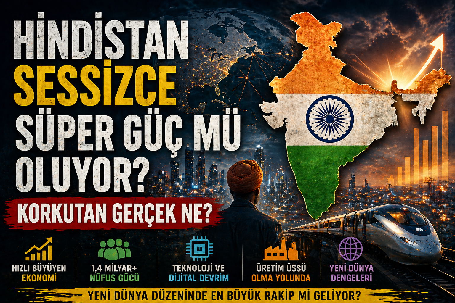 Hindistan Sessizce Süper Güç mü Oluyor? Korkutan Gerçek Ne?