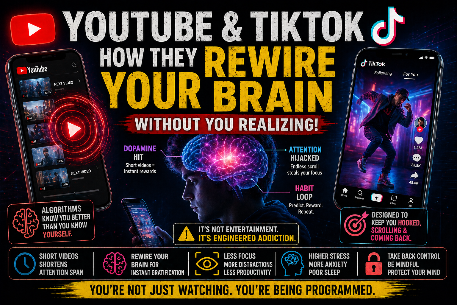 How YouTube and TikTok Are Rewiring Your Brain
