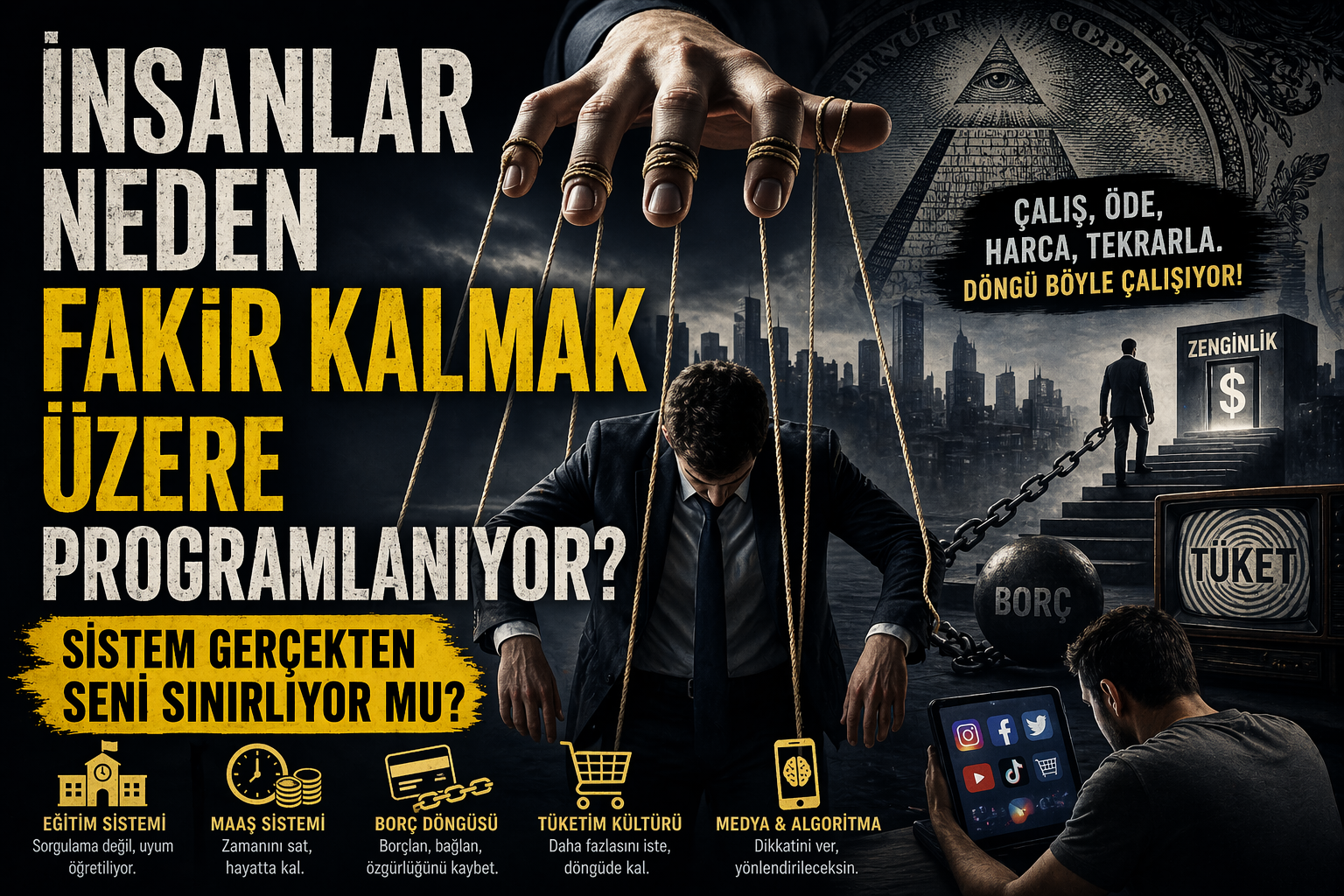 İnsanlar Neden Fakir Kalmak Üzere Programlanıyor Sistem Gerçekten Seni Sınırlıyor mu (Derin Analiz)