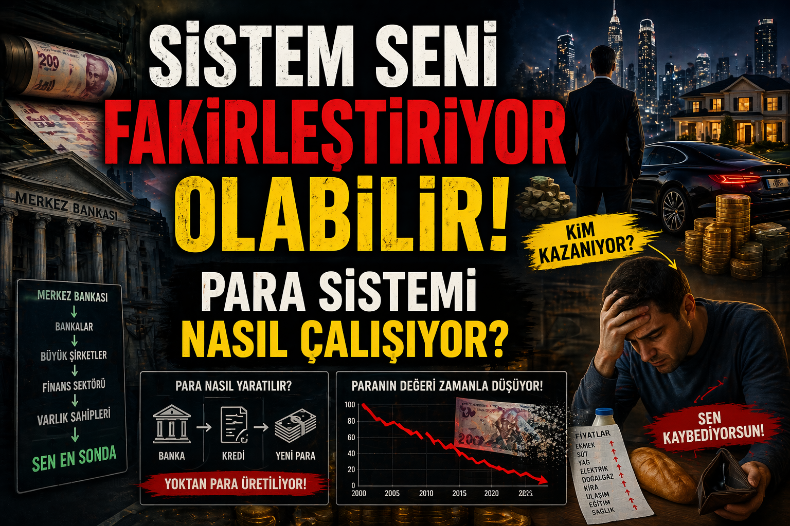 Sistem Seni Fakirleştiriyor Olabilir: Para Sistemi Nasıl Çalışıyor?