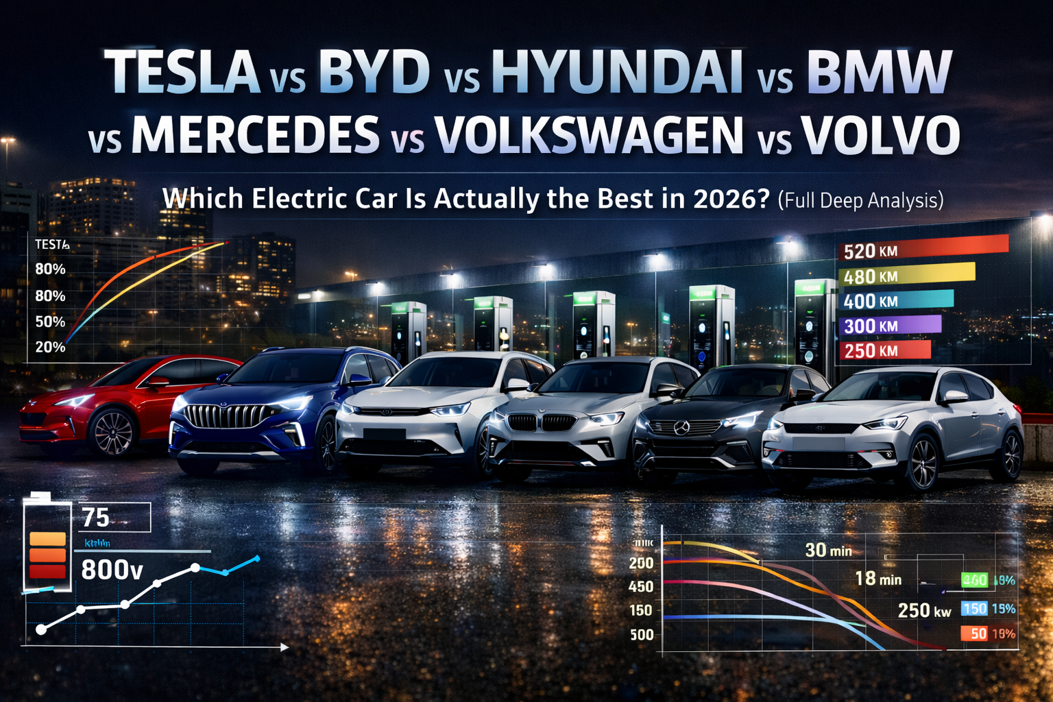 Tesla vs BYD vs Hyundai vs BMW vs Mercedes vs Volkswagen vs Volvo: Which Electric Car Is Actually the Best in 2026? (Full Deep Analysis)