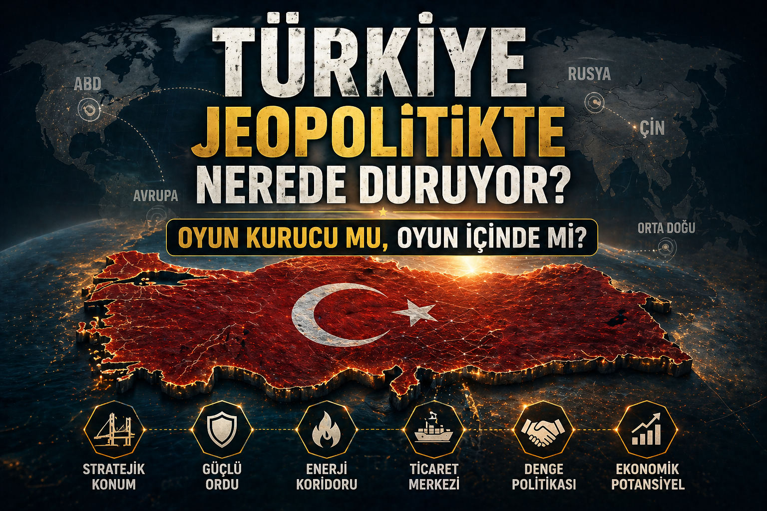 Türkiye Jeopolitikte Nerede Duruyor? Oyun Kurucu mu, Oyun İçinde mi?