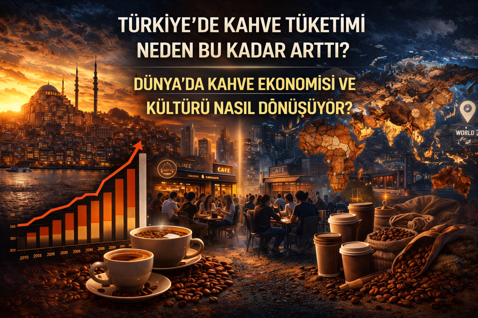 Türkiye’de Kahve Tüketimi Neden Bu Kadar Arttı? Dünya’da Kahve Ekonomisi ve Kültürü Nasıl Dönüşüyor?
