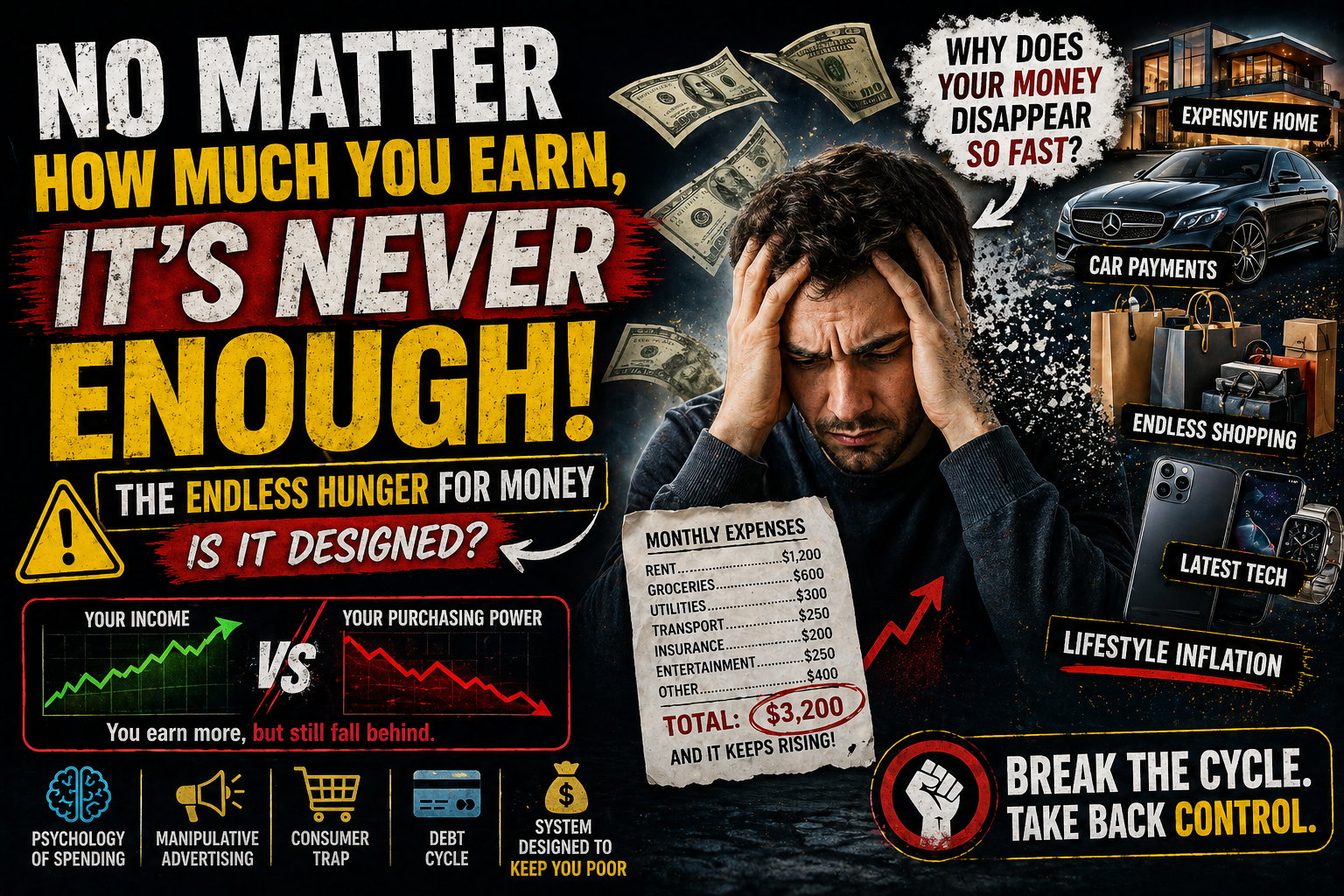 Why Does It Never Feel Like Enough—No Matter How Much You Earn?