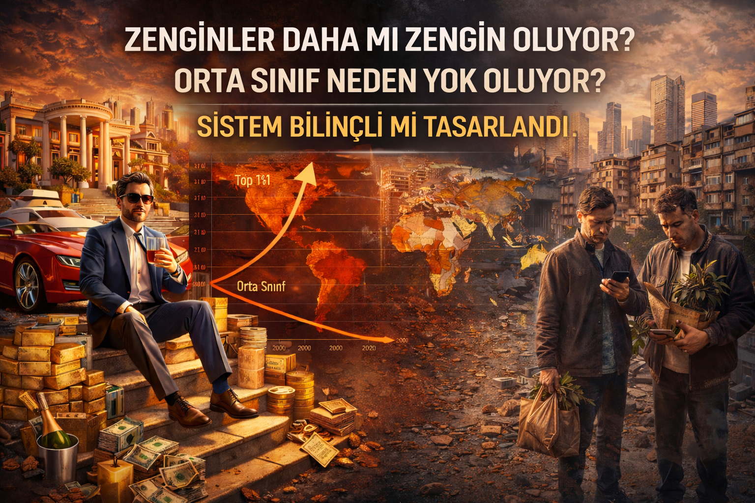 Zenginler Daha mı Zengin Oluyor? Orta Sınıf Neden Yok Oluyor? Sistem Bilinçli mi Tasarlandı?
