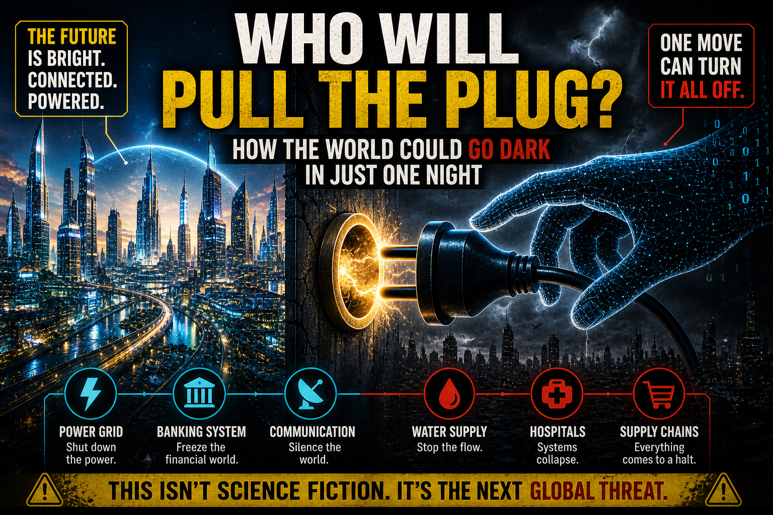 Who Will Pull the Plug? How the Entire World Could Fall Into Darkness Overnight
